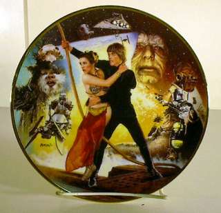 Star Wars Movies20th Anniversary Ceramic Plate Set of 3  