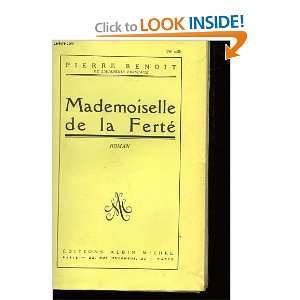  Mademoiselle De La Ferte Benoit Pierre Books