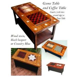 Americana Game Table Coffee Table