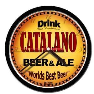  CATALANO beer and ale cerveza wall clock 