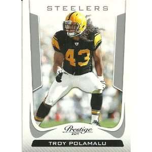  2011 Panini Prestige Troy Polamalu    #160 Steelers USC 
