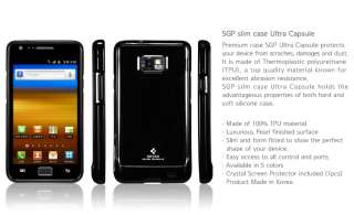 Samsung i9100 Galaxy S 2 Case SGP ULTRA CAPSULE Black  