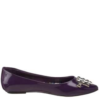 Ed Hardy Caracas Flat Shoe for Women   Purple  