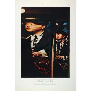 1962 Lester Young Prez Jazz Saxophone Art Kane Print   Original Print 
