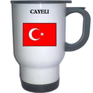  Turkey   CAYELI White Stainless Steel Mug Everything 