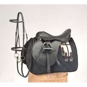 EquiRoyal Event Saddle Package 18In Black