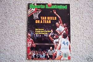 NORTH CAROLINA SAM PERKINS 1ST 1982 sports illustrated  