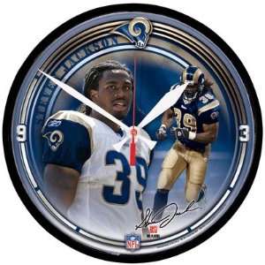  NFL 12.75 Round Clock   St. Louis Rams and Steven Jackson 