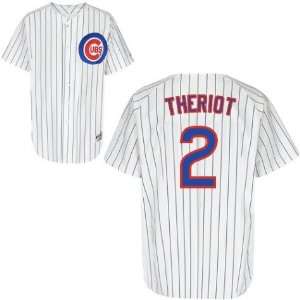 Mens Chicago Cubs #2 Ryan Theriot Home Replica Jersey  