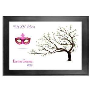  Quinceanera Guest Book Tree # 3 Mask 24x36 For 100 175 