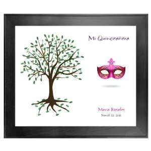  Quinceanera Guest Book Tree # 2 Mask 20x24 For 50 100 