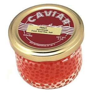  Pink Trout Roe Caviar   4 oz/114 gr, France Health 