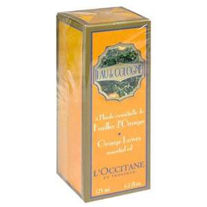  LOccitane Eau de Cologne, Orange Leaves Essential Oil, 4 