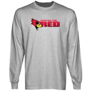   Redbirds Ash Spread the Red Long Sleeve T shirt