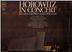 Horowitz In Concert   1966 Carnegie Hall   2LPs  