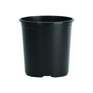 Black Squat Pot, 3 GAL BLACK SQUAT POT Patio, Lawn 