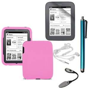 Silicone Cover Case + Touch Screen Tablet/Smart Phone Stylus Pen(Blue 
