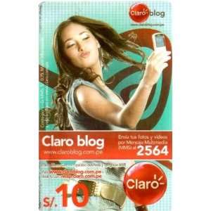   Peruvian Cell Phone Card Claro Blog From Peru 