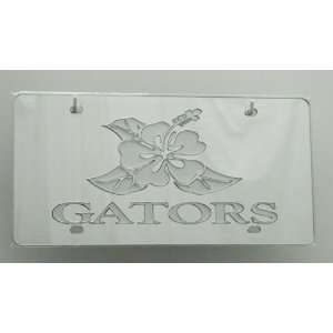  Florida Gators Flower License Plate Automotive