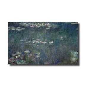   Green Reflections 191418 central Section Giclee Print