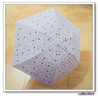 Cartoon Bears Bling Folding Compact Sun Rain Umbrella  