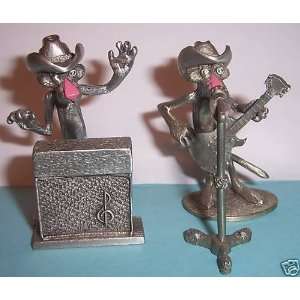   Pewter Pink Panther Band   Lot of 2 Figures 