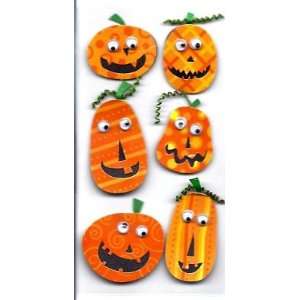  Halloween/Pumpkins 6 pc Dimensional Stickers K&Company 