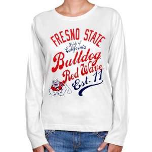  Fresno State Bulldogs Ladies Splashy Long Sleeve T Shirt 
