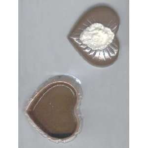  Cameo Heart Pour Box Candy Molds