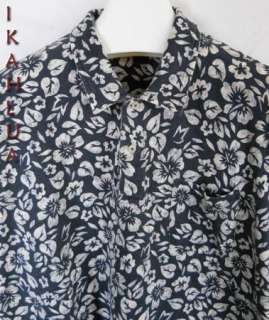 RALPH LAUREN Polo Mens XL Hawaiian Floral Navy Polo Golf Shirt  