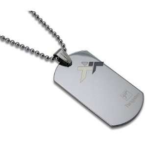  Tungsten Carbide Dog Tag with Bead Chain Jewelry