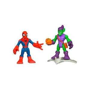   Hero Adventures Mini Figure 2Pack Spiderman Green Goblin Toys & Games
