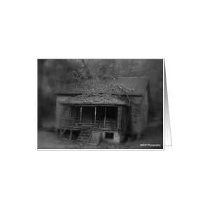  Old Abandoned Wooden Home Blank Note Card Card Health 