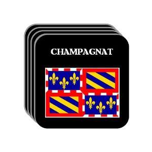  Bourgogne (Burgundy)   CHAMPAGNAT Set of 4 Mini Mousepad 