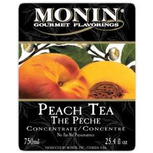 Monin Peach Tea Concentrate, 750 ml Grocery & Gourmet Food