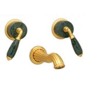  Phylrich WL338F_007   Valencia Green Marble Lever Handles 
