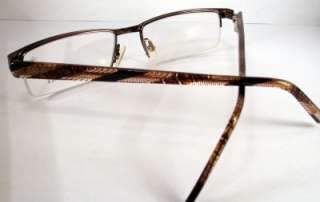 JHane Barnes Interchange 6 Brown Eyeglasses Men Eyewear Frames  