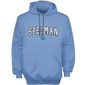 Spelman College Jaguars Light Blue Player Pro Arch Hoody Sweatshirt (X 