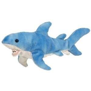 TY Beanie Baby   FINN the Shark (Blue   TY Warner Sea Center Version)