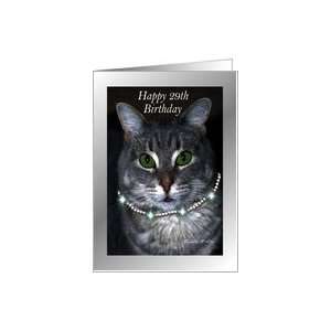  29th Happy Birthday ~ Spaz the Cat Card Toys & Games