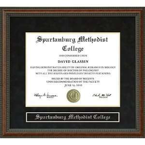  Spartanburg Methodist College (SMC) Diploma Frame Sports 