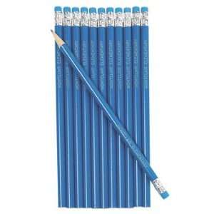  Blue Personalized Pencils   Office Fun & Office Stationery 