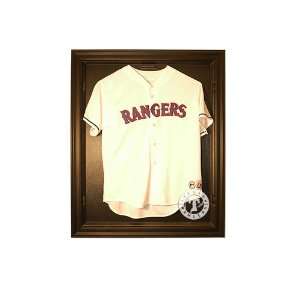  Texas Rangers Cabinet Style Jersey Display   Black Sports 