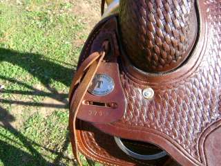 USED 16 TEXAS SADDLERY WESTERN WADE ROPING ROPER ALL LEATHER RANCH 