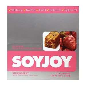  Soyjoy Bar Strawberry 1.06 Ounce (12 Pack) Health 