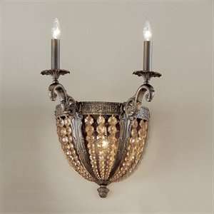  Classic Lighting 5762 AGB AI 3 Light Merlot Wall Sconce 