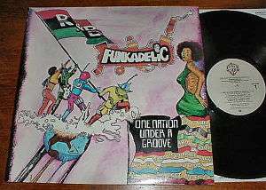 FUNKADELIC 1978 One Nation Under A Groove LP VG++  