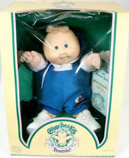   Cabbage Patch Kids Doll PREEMIE   COLECO w/ Birth Certificate  