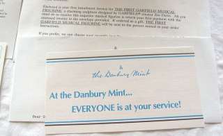 THE FIRST GARFIELD MUSICAL FIGURINE Danbury Mint 1994  