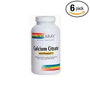  Calcium Citrate Chewable 60 Wafers 6PACK Health 